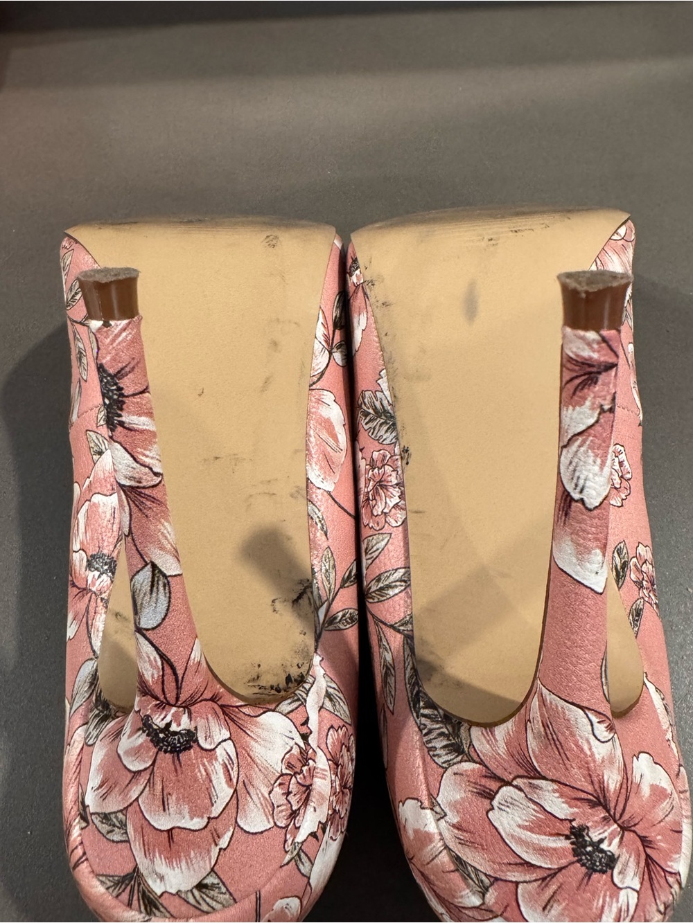 Steve Madden Hazel Rose Pink Floral Pointed Pumps - Picture 5 of 7